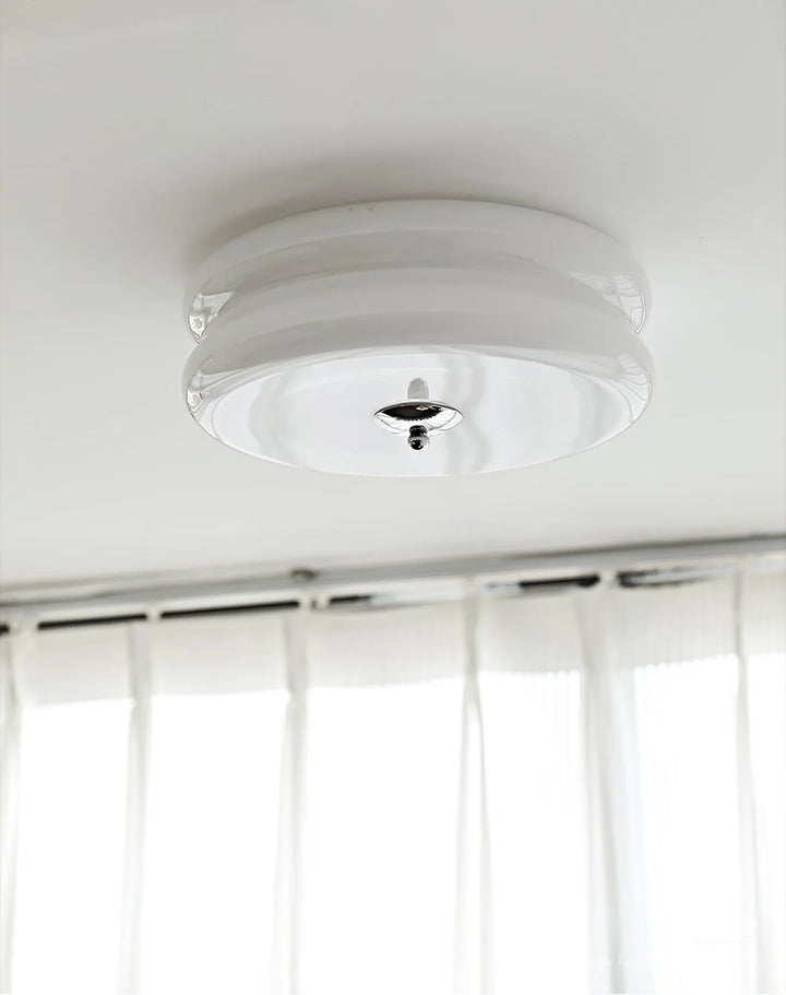 Moderne LED-Deckenleuchte – Runde Aufbauleuchte für Schlafzimmer, Wohnzimmer und Flur