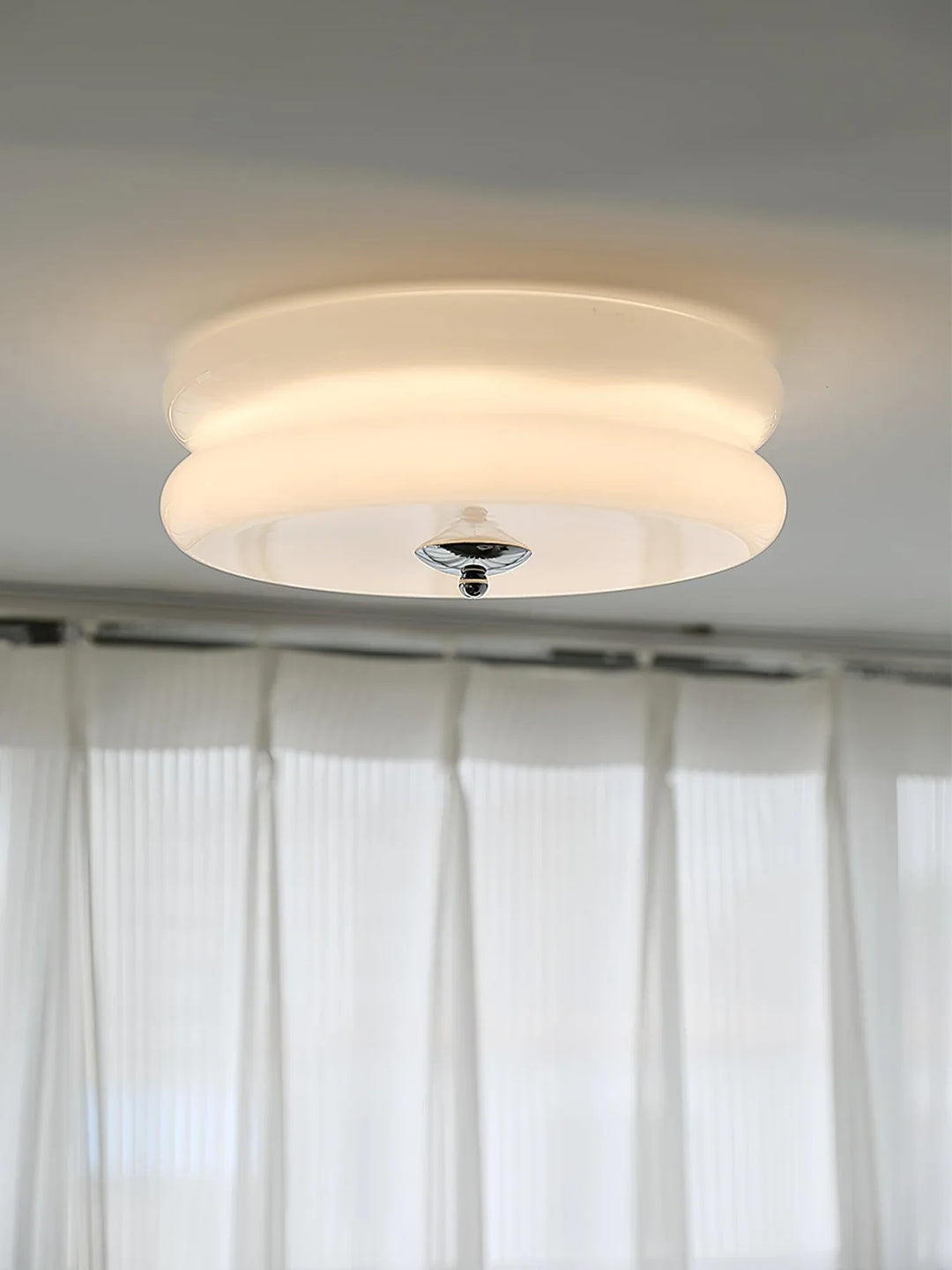 Moderne LED-Deckenleuchte – Runde Aufbauleuchte für Schlafzimmer, Wohnzimmer und Flur