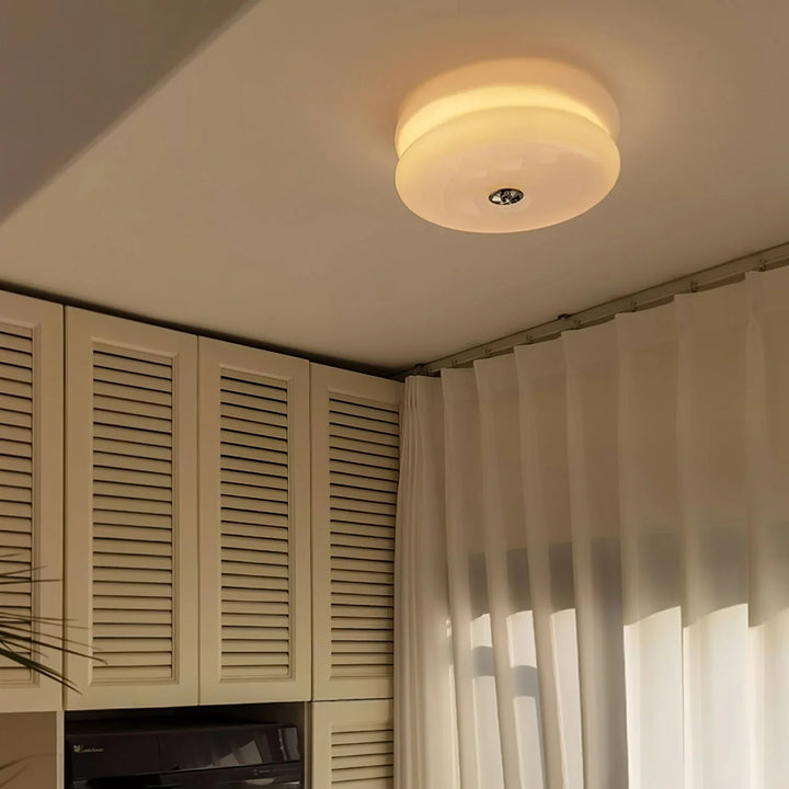 Moderne LED-Deckenleuchte – Runde Aufbauleuchte für Schlafzimmer, Wohnzimmer und Flur