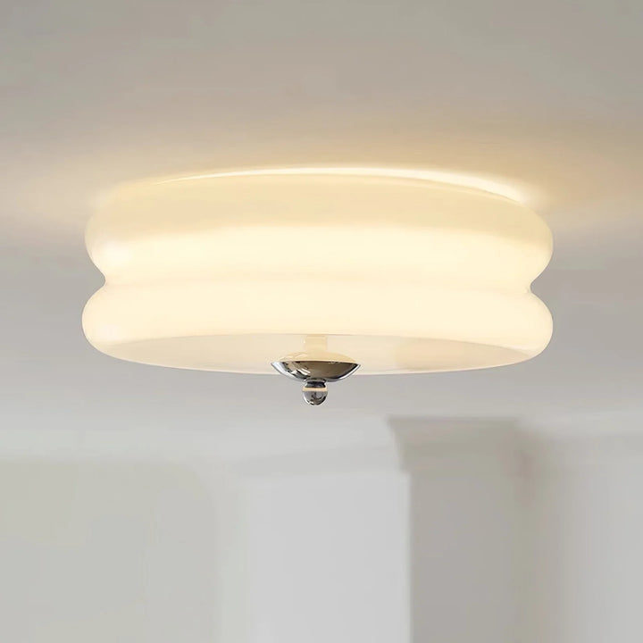 Moderne LED-Deckenleuchte – Runde Aufbauleuchte für Schlafzimmer, Wohnzimmer und Flur