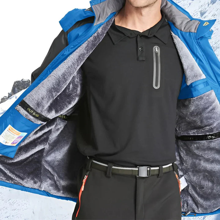 Herren-Winterjacke mit Kapuze – Wasserdicht und gefüttert
