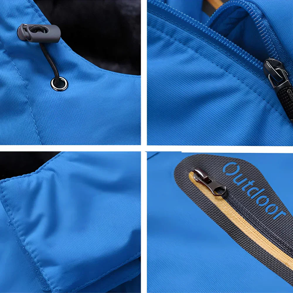 Herren-Winterjacke mit Kapuze – Wasserdicht und gefüttert