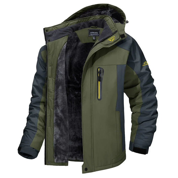 Herren-Winterjacke mit Kapuze – Wasserdicht und gefüttert