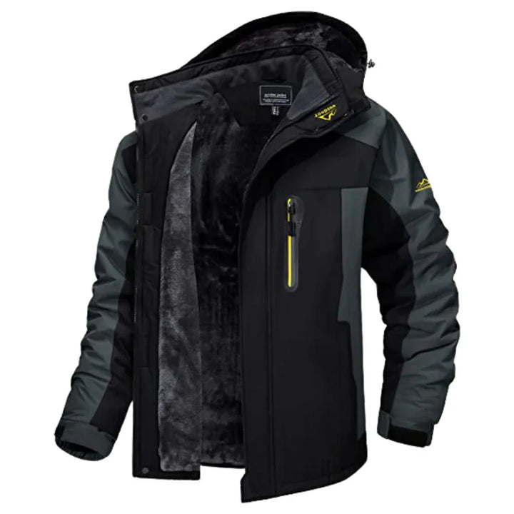 Herren-Winterjacke mit Kapuze – Wasserdicht und gefüttert