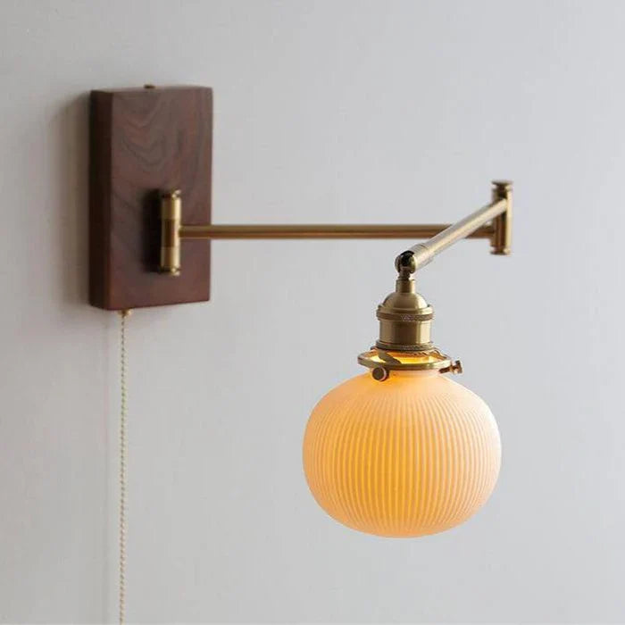 Wandleuchte mit beweglichem Arm – Retro-Stil