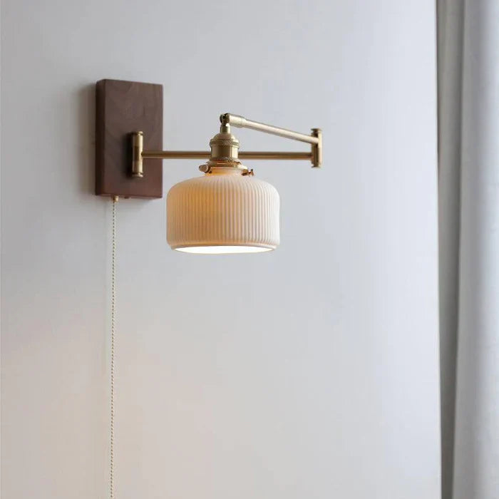 Wandleuchte mit beweglichem Arm – Retro-Stil