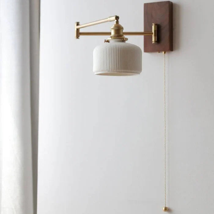 Wandleuchte mit beweglichem Arm – Retro-Stil