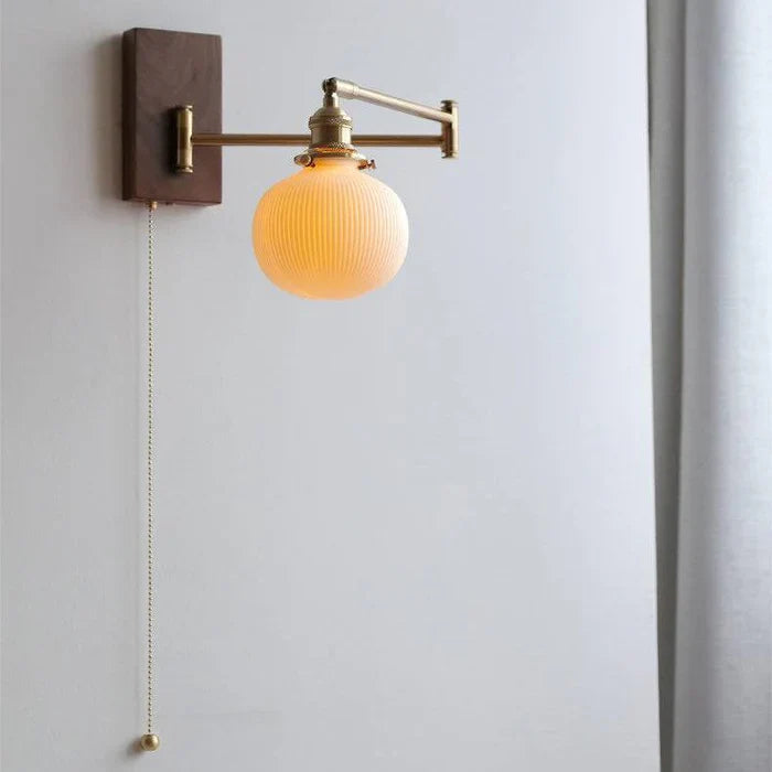 Wandleuchte mit beweglichem Arm – Retro-Stil