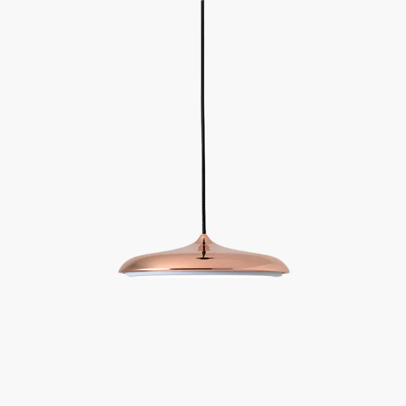 Moderne LED-Pendelleuchte mit ultraflachem Schirm – Designerleuchte für Wohn- oder Esszimmer