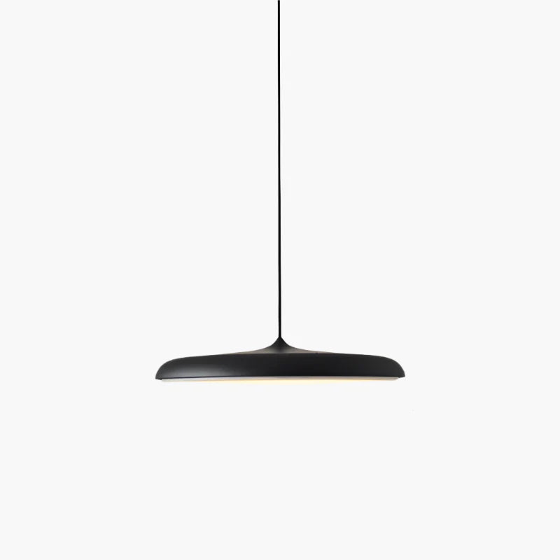Moderne LED-Pendelleuchte mit ultraflachem Schirm – Designerleuchte für Wohn- oder Esszimmer