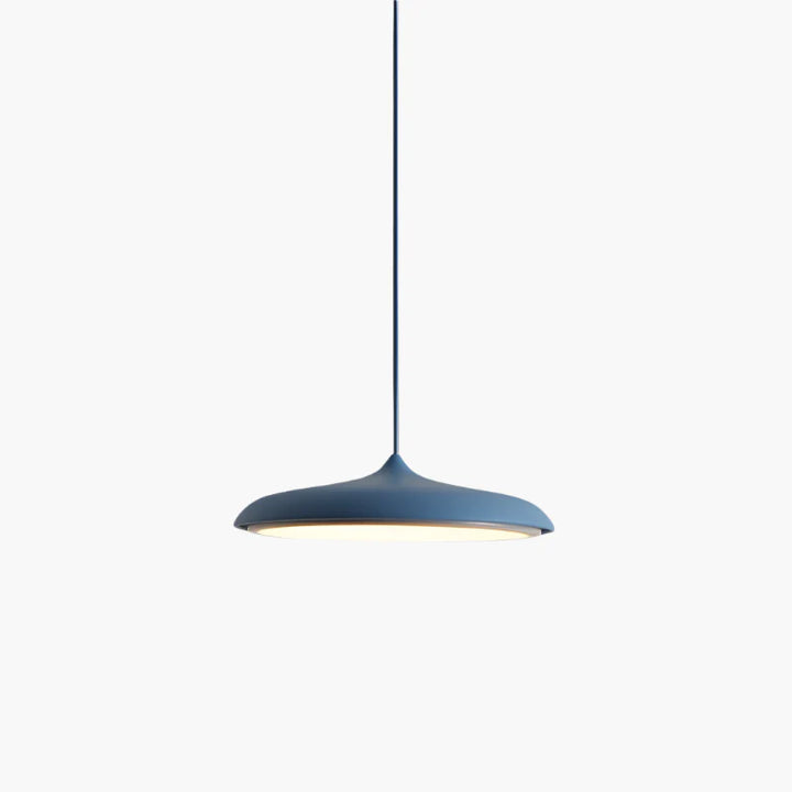 Moderne LED-Pendelleuchte mit ultraflachem Schirm – Designerleuchte für Wohn- oder Esszimmer