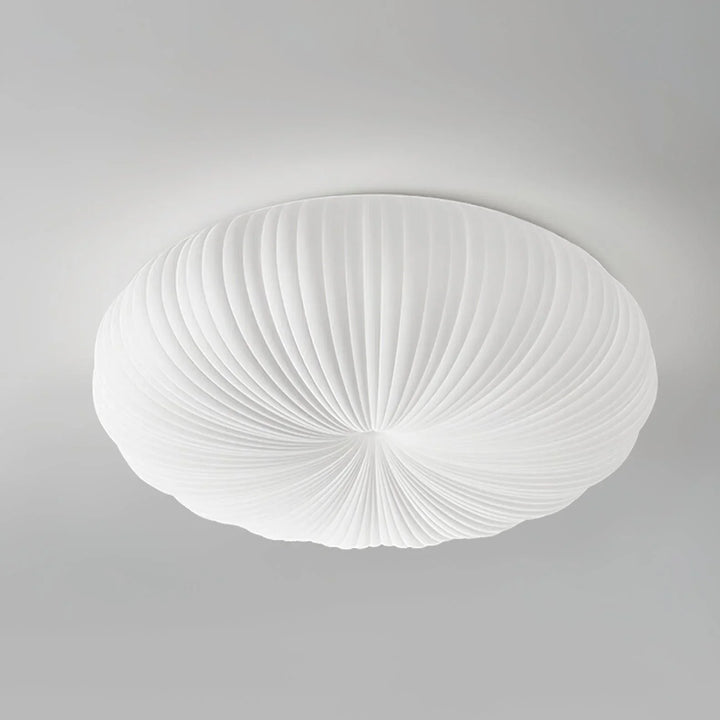 Moderne Deckenleuchte in Muschelform – Japandi-Stil