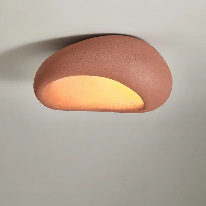 LED-Deckenleuchte im Wabi-Sabi-Stil – dekorative Deckenleuchte mit organischer Form
