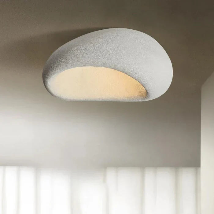 LED-Deckenleuchte im Wabi-Sabi-Stil – dekorative Deckenleuchte mit organischer Form