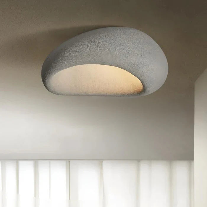 LED-Deckenleuchte im Wabi-Sabi-Stil – dekorative Deckenleuchte mit organischer Form