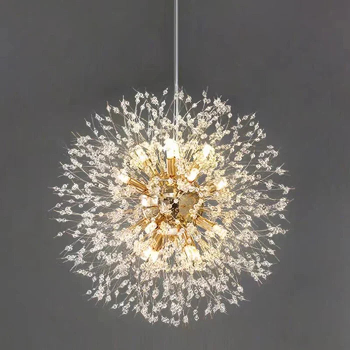 Kronleuchter mit Kristallen – Exklusive Deckenleuchte für elegante Wohnräume